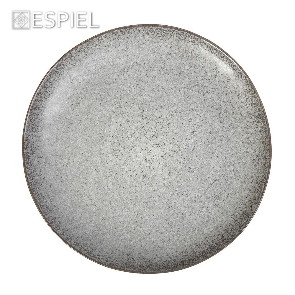 Πιάτο Stoneware Ρηχό Φ28xH3cm Off White Etna Espiel FRL202 - 4