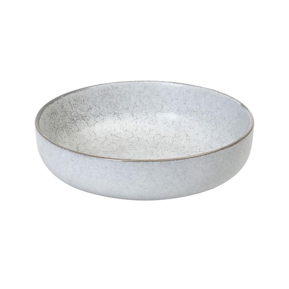 Πιάτο Stoneware Βαθύ Step Φ22xH5cm Off White Etna Espiel FRL205 - 