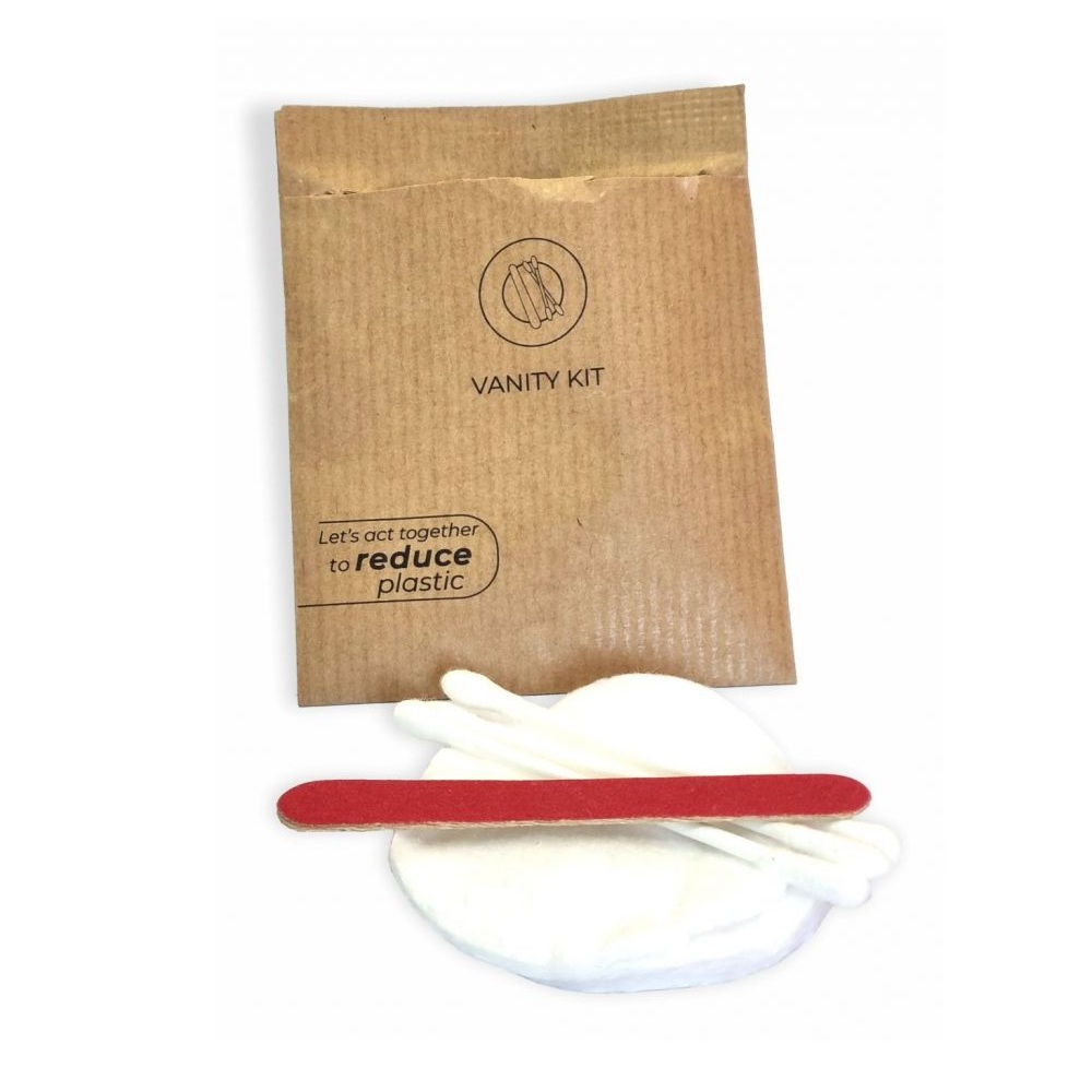 Κιτ Περιποίησης - Vanity Kit Κραφτ Σετ Μίας Χρήσης 1τμχ Finezza ΤΟ-ΚΙ-08 - 