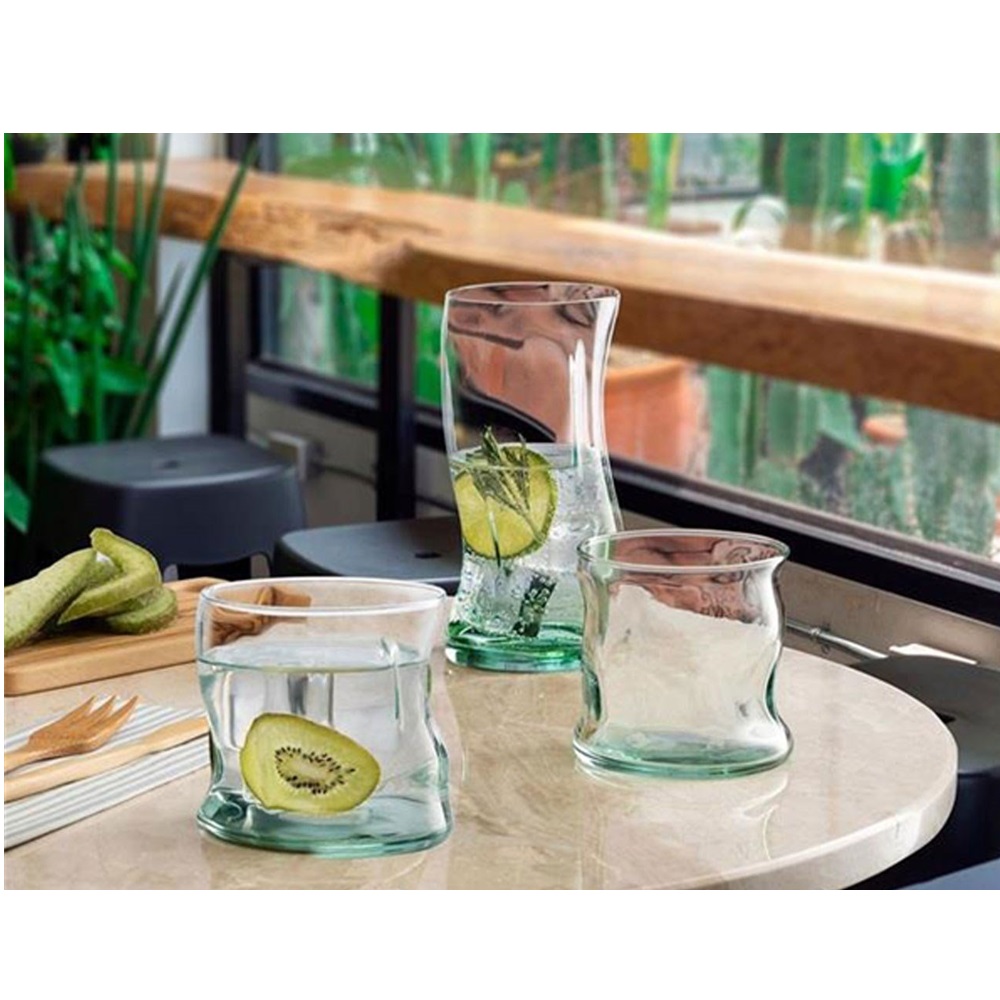 Ποτήρι από Ανακυκλωμένο Γυαλί Νερού 340ml Φ8,4xH8,6cm Amorf Pasabahce SP420224 - 4