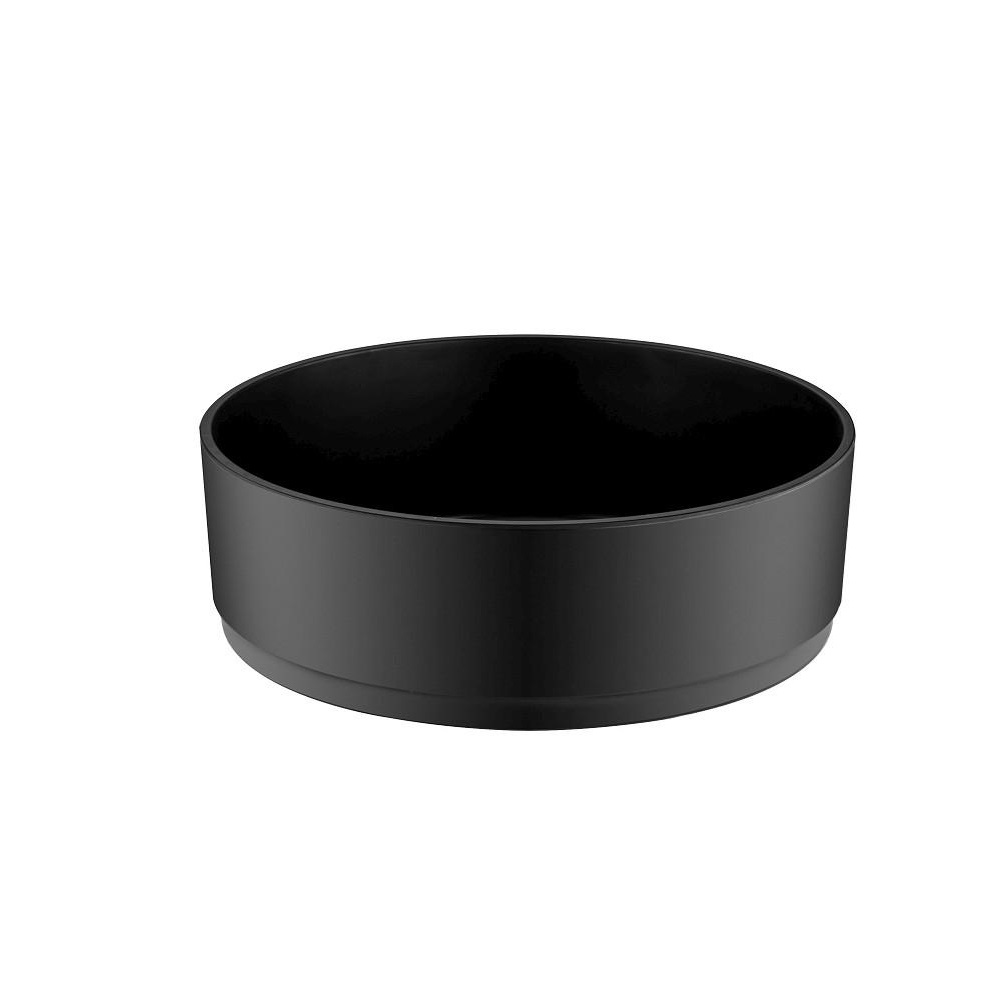 Μπολ Μελαμίνης Μαύρο Ματ Φ14xH5,4cm Gravity Tria MLB2324 - 