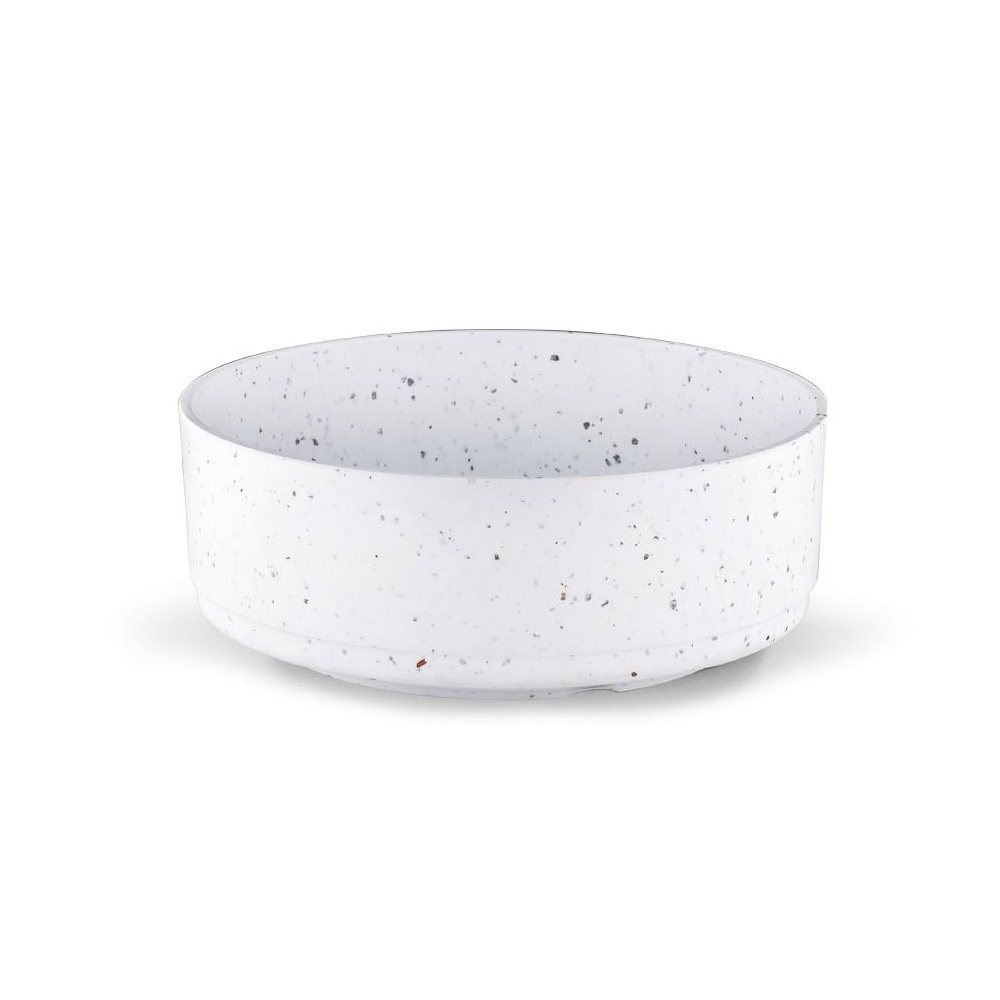 Μπολ Μελαμίνης Λευκό Ματ Φ24xH9cm Mosaico Gravity Tria MLF2331 - 