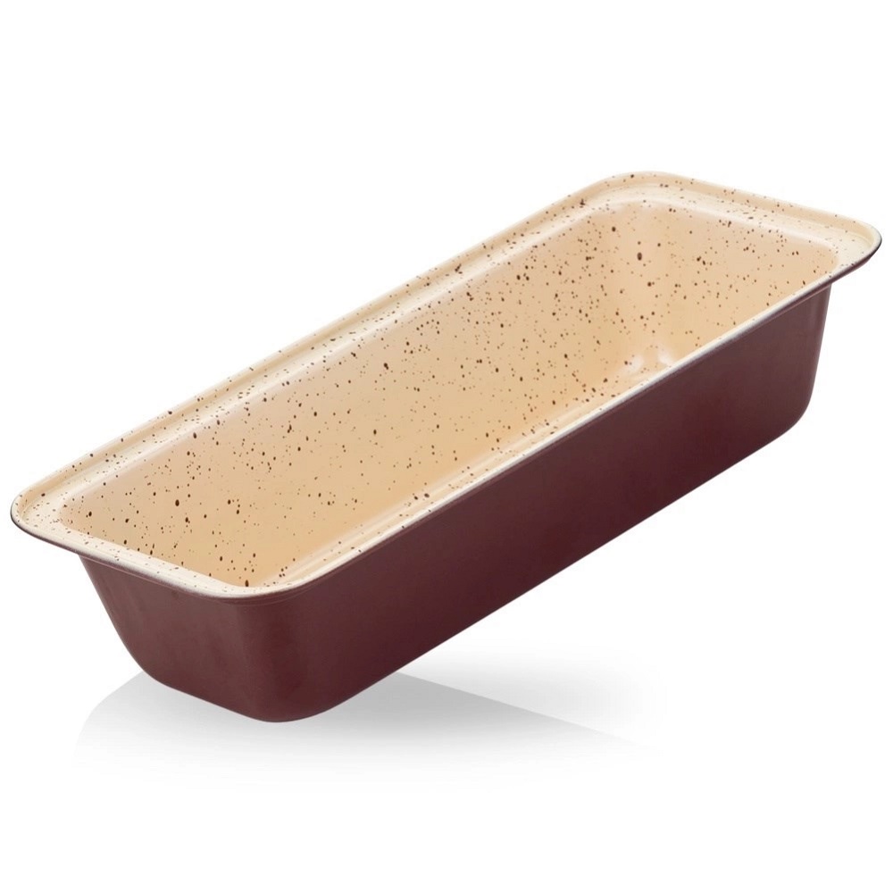Φόρμα Κέικ-Ψωμιού Ατσάλινη 1,5Lt 33x14xH7cm Αντικολλητική Terrestrial Nava 10-103-178 - 