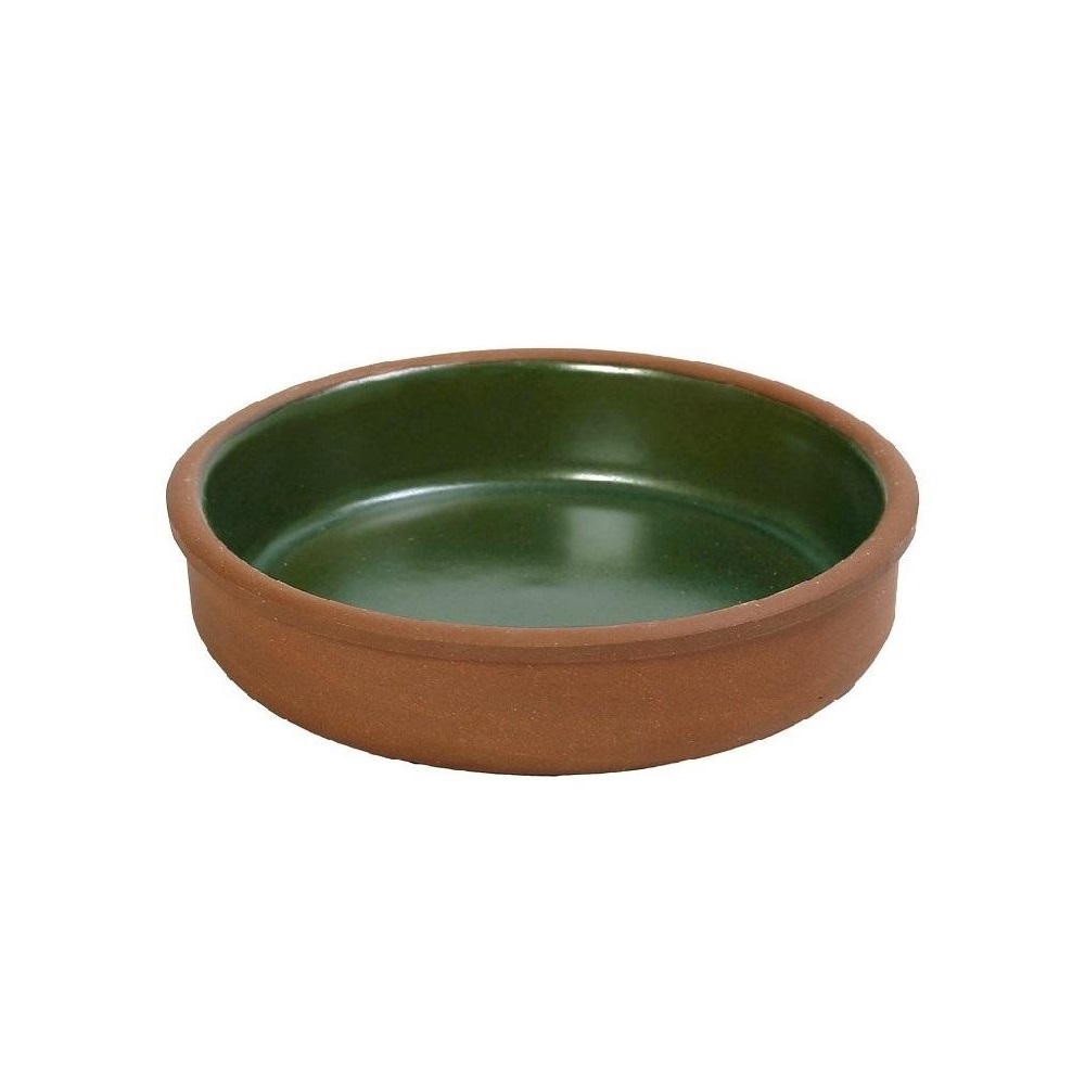 Μπολάκι Ρηχό Stoneware Στρογγυλό Πράσινο 180ml Φ12xH2,5cm Aida Espiel HEV103 - 1
