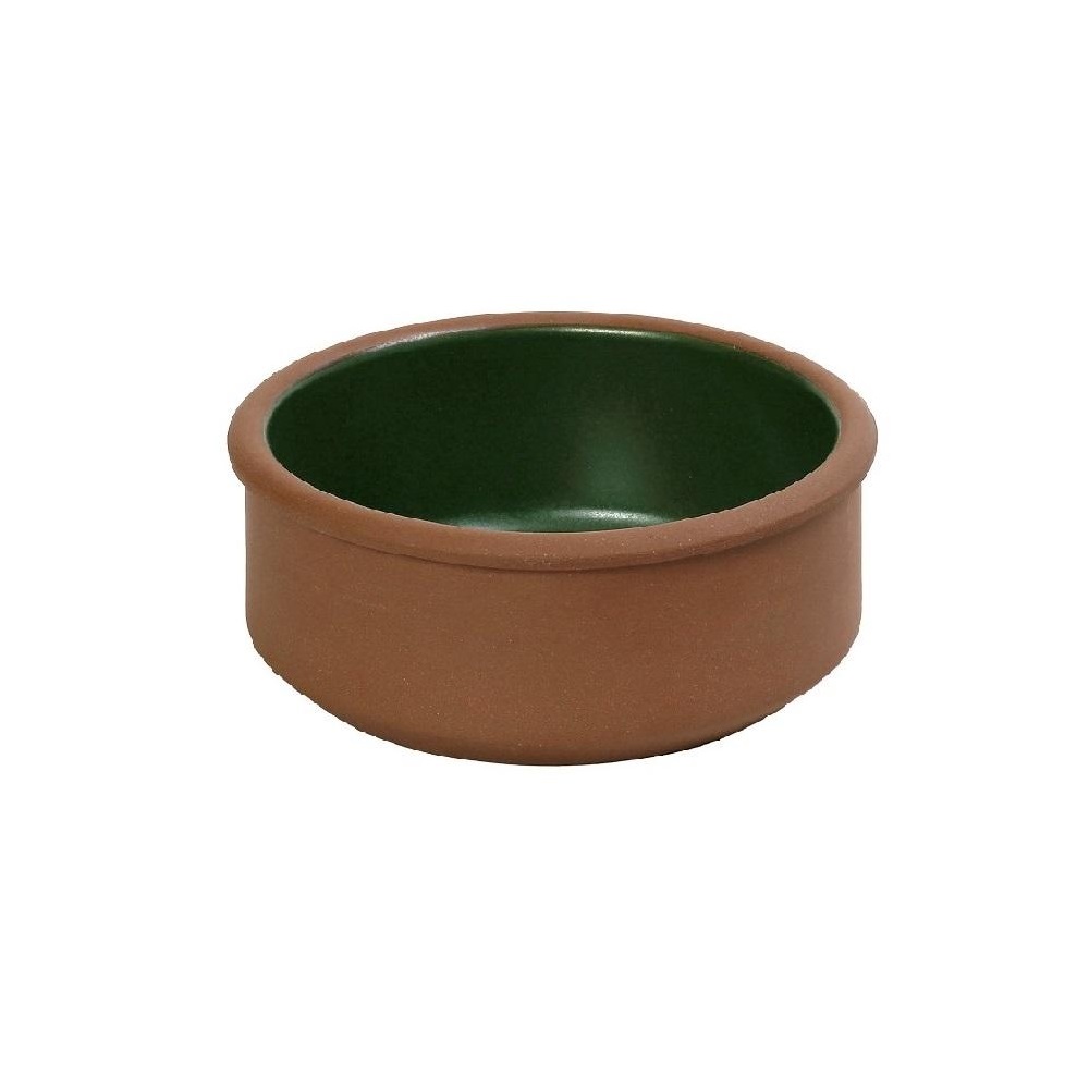 Μπολάκι - Ντιπάκι Stoneware Στρογγυλό Βαθύ Πράσινο 600ml Φ14,5xH6cm Aida Espiel HEV106 - 1