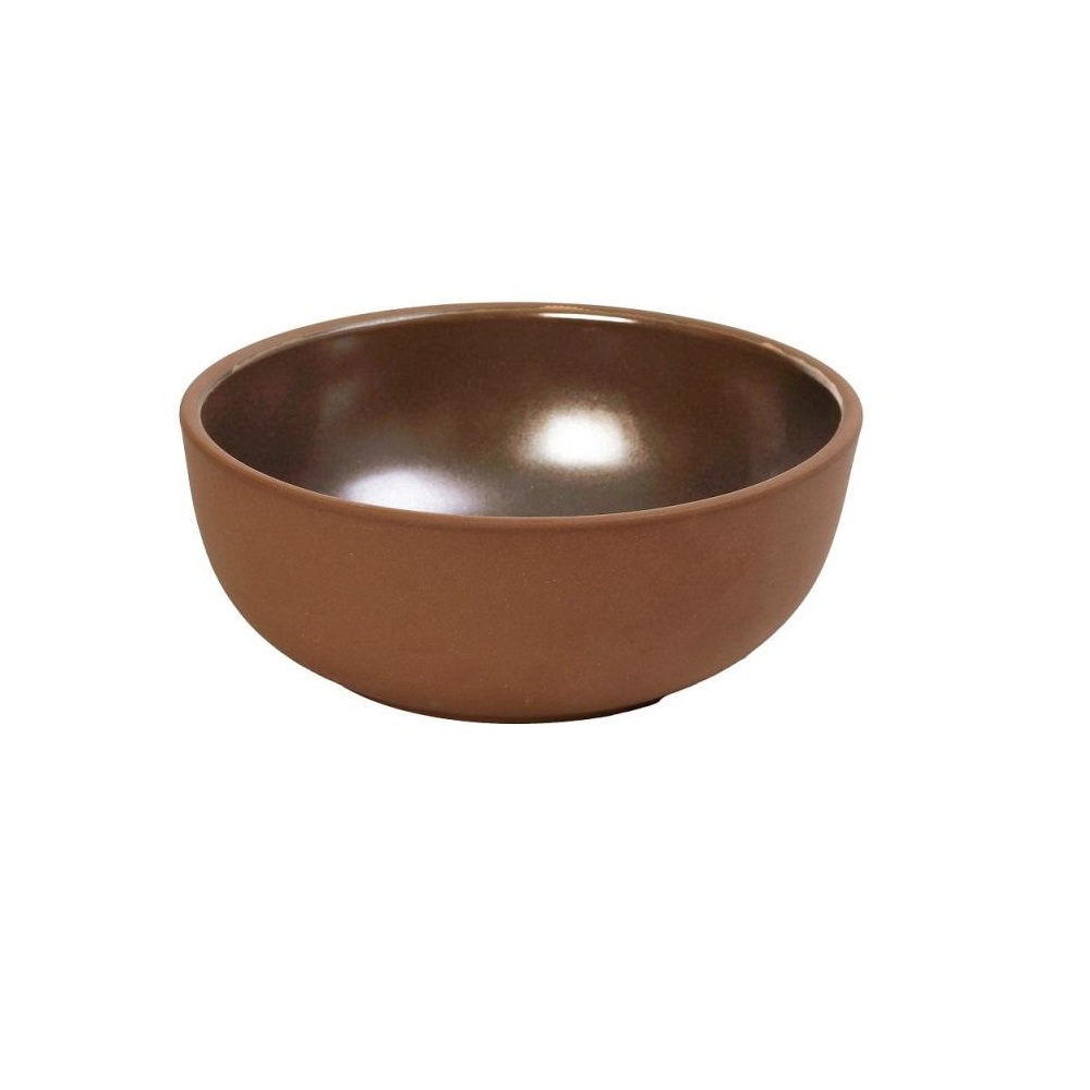 Μπολ Stoneware Στρογγυλό Κουπ Καφέ 1,1Lt Φ18xH7cm Aida Espiel HEV201 - 