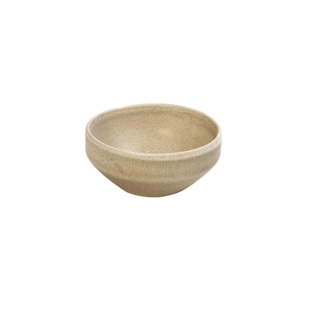 Ντιπάκι Stoneware Στρογγυλό Μπεζ Φ8,5xH3cm Noah Espiel TAP101 - 1
