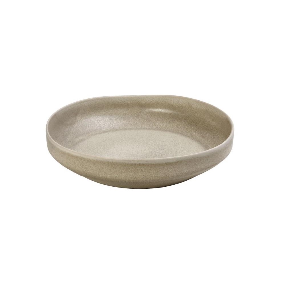Πιάτο Stoneware Βαθύ Φ17,3xH4,7cm Beige Noah Espiel TAP102 - 1