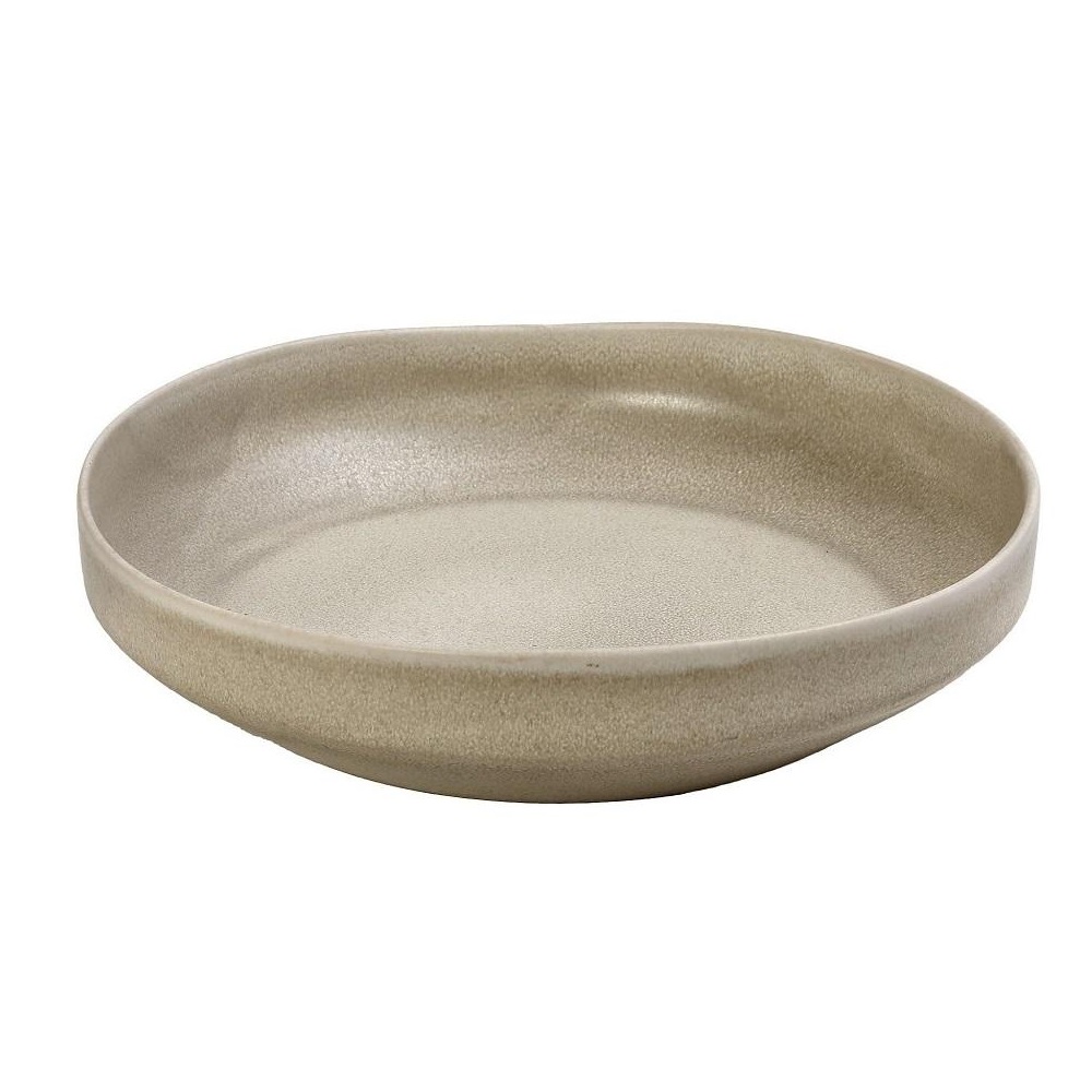 Πιάτο Stoneware Βαθύ Φ27,5xH6,3cm Beige Noah Espiel TAP104 - 