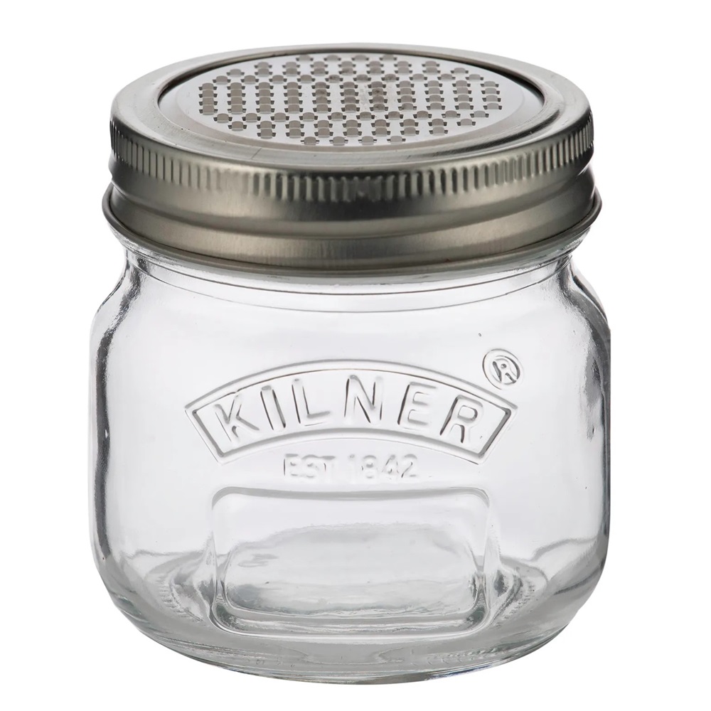 Βάζο Γυάλινο Αποθήκευσης / Τρίφτης 250ml Φ8xH8cm Kilner 0025.057 - 