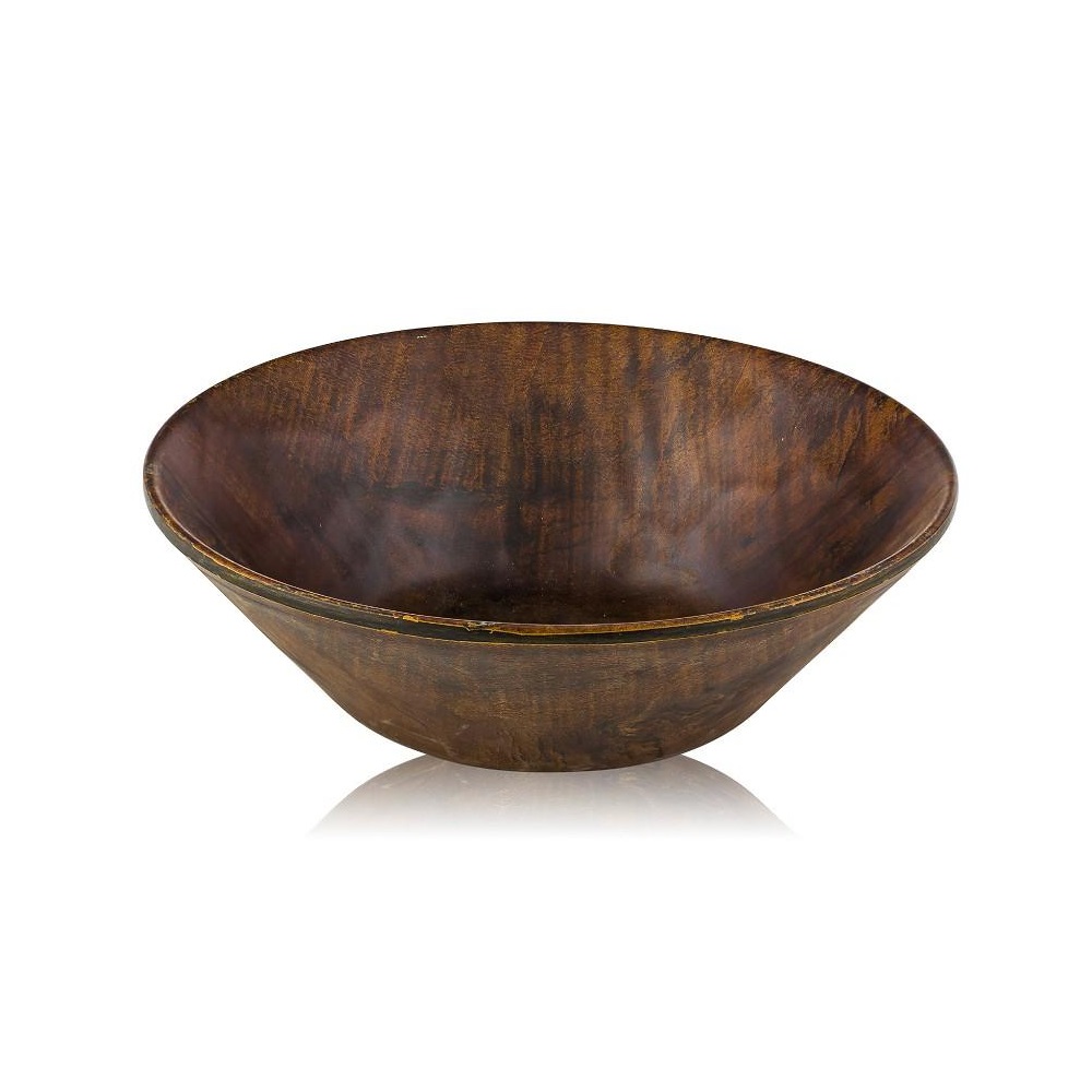Μπολ Στρογγυλό Μελαμίνης Καφέ Φ15xH5,2cm Chestnut Hybrid Tria HWD786