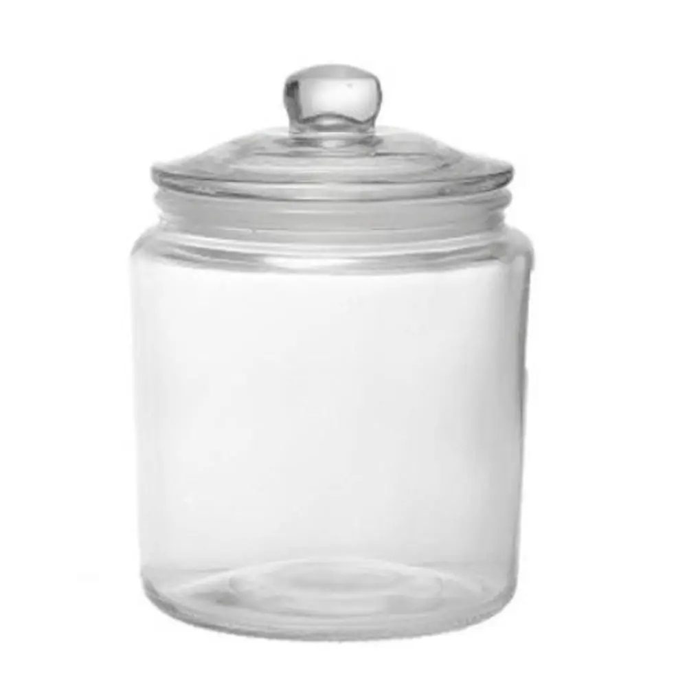 Βάζο Γυάλινο 1Lt Με Καπάκι Φ11xH15,5cm Classic Espiel JAR111 - 