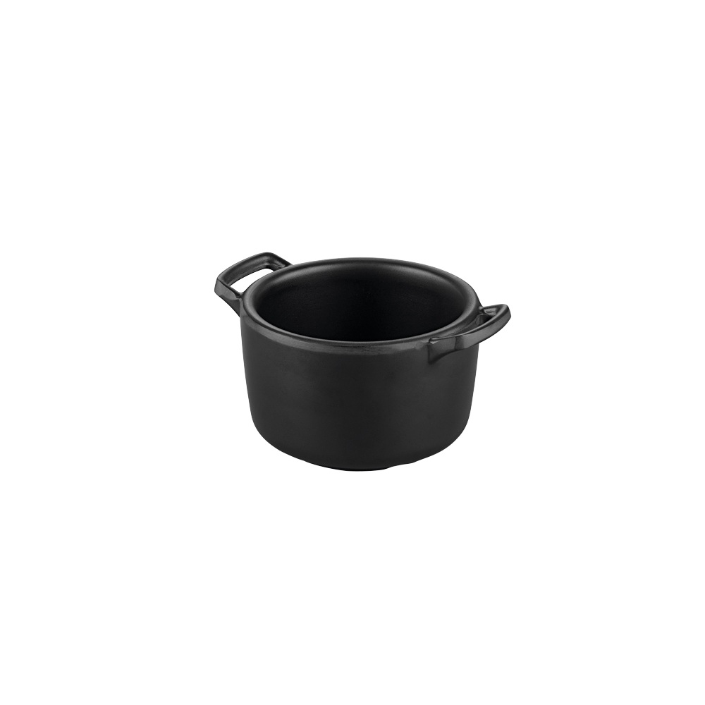Μπολ Μελαμίνης Μαύρο 195ml 11.5x9x5.6cm Novatex 12-370 - 
