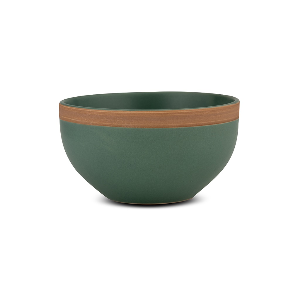 Μπολ Δημητριακών Stoneware 720ml Φ14xH7,5cm Athena Green Nava 10-141-065 - 