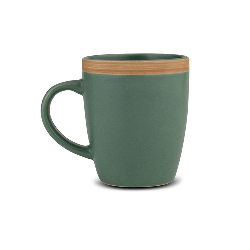 Κούπα Stoneware 380ml Φ8xH10cm Athena Green Nava 10-141-066 - 1