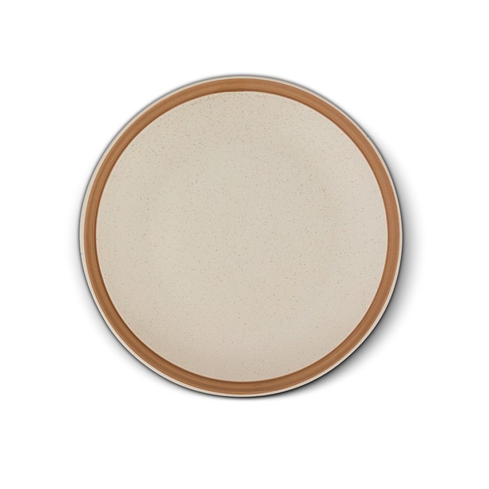 Πιάτο Ρηχό Στρογγυλό Stoneware Φ27xH3cm Athena Beige Nava 10-141-080 - 