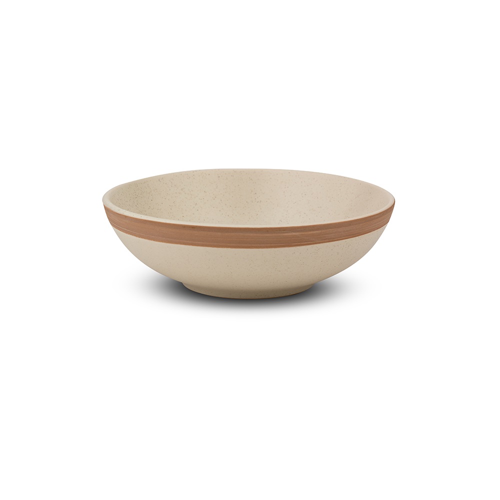 Πιάτο Βαθύ Σούπας Stoneware 950ml Φ20xH5,5cm Athena Beige Nava 10-141-082 - 
