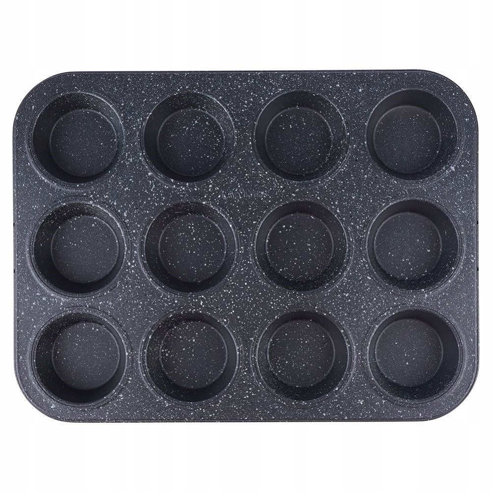 Φόρμα Ορθογώνια Για Muffins Ατσάλινη 960ml 35x26,5xH3cm Αντικολλητική Imperial Nava 10-239-004 - 