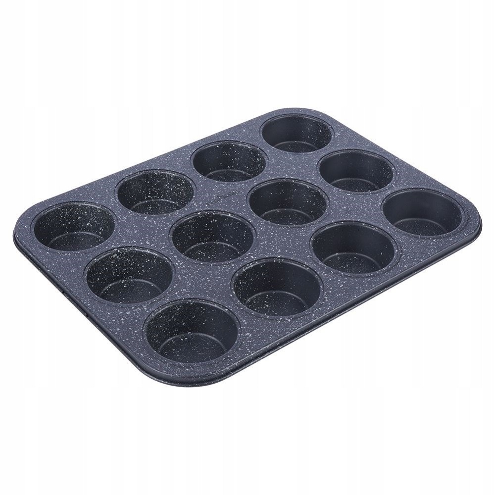 Φόρμα Ορθογώνια Για Muffins Ατσάλινη 960ml 35x26,5xH3cm Αντικολλητική Imperial Nava 10-239-004 - 2