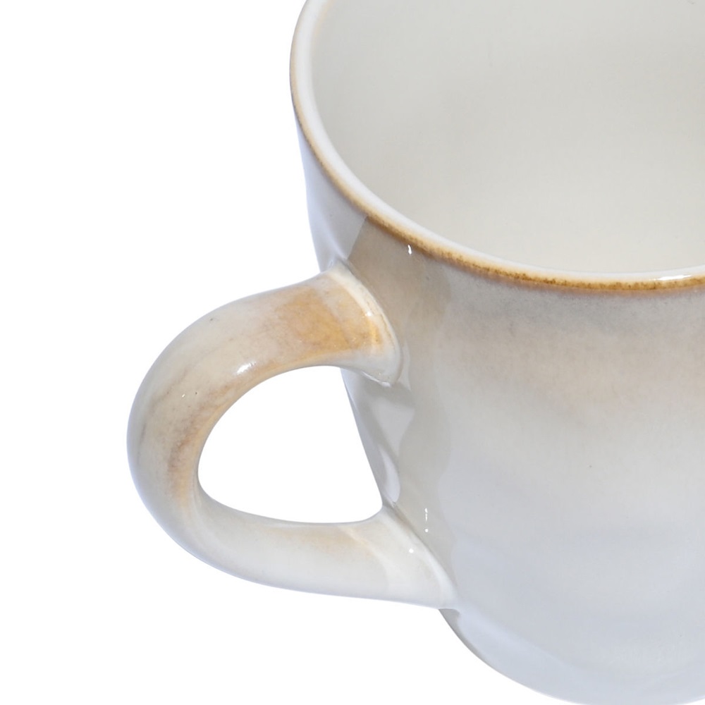 Κούπα Stoneware 400ml Φ10xH11,6cm Ivory Vignette εstia Home Art 07-24406 - 2