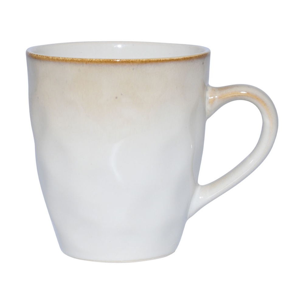 Κούπα Stoneware 400ml Φ10xH11,6cm Ivory Vignette εstia Home Art 07-24406 - 3