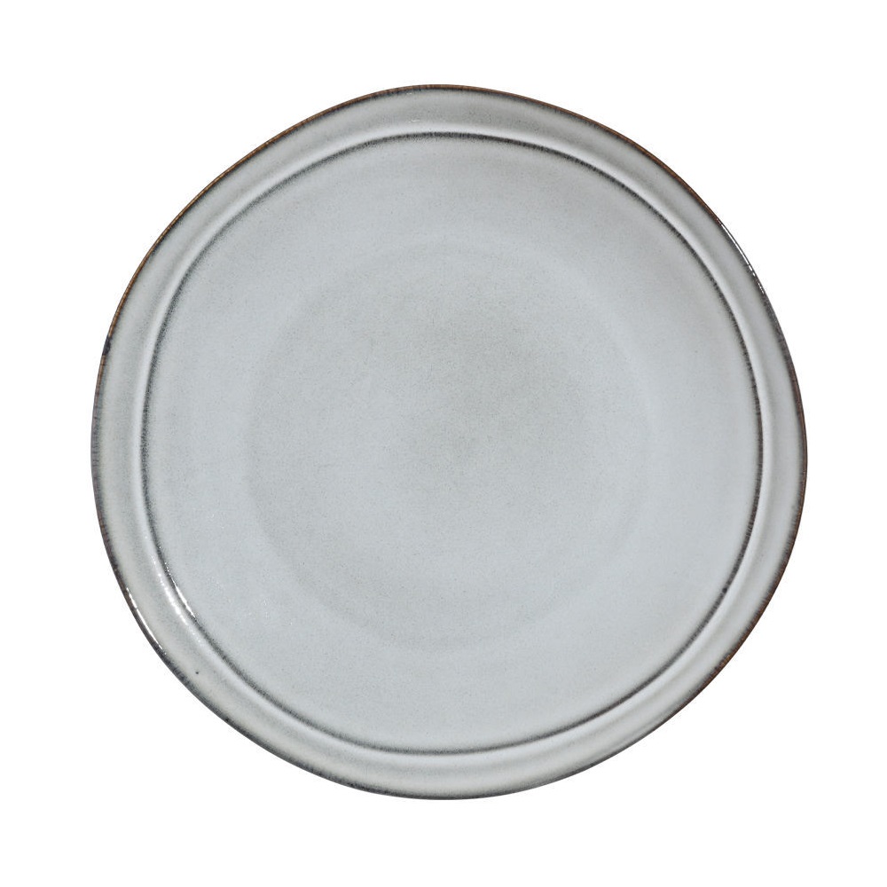Πιάτο Ρηχό Stoneware Φ21xH2,5cm Dove Deline εstia Home Art 07-24529 - 