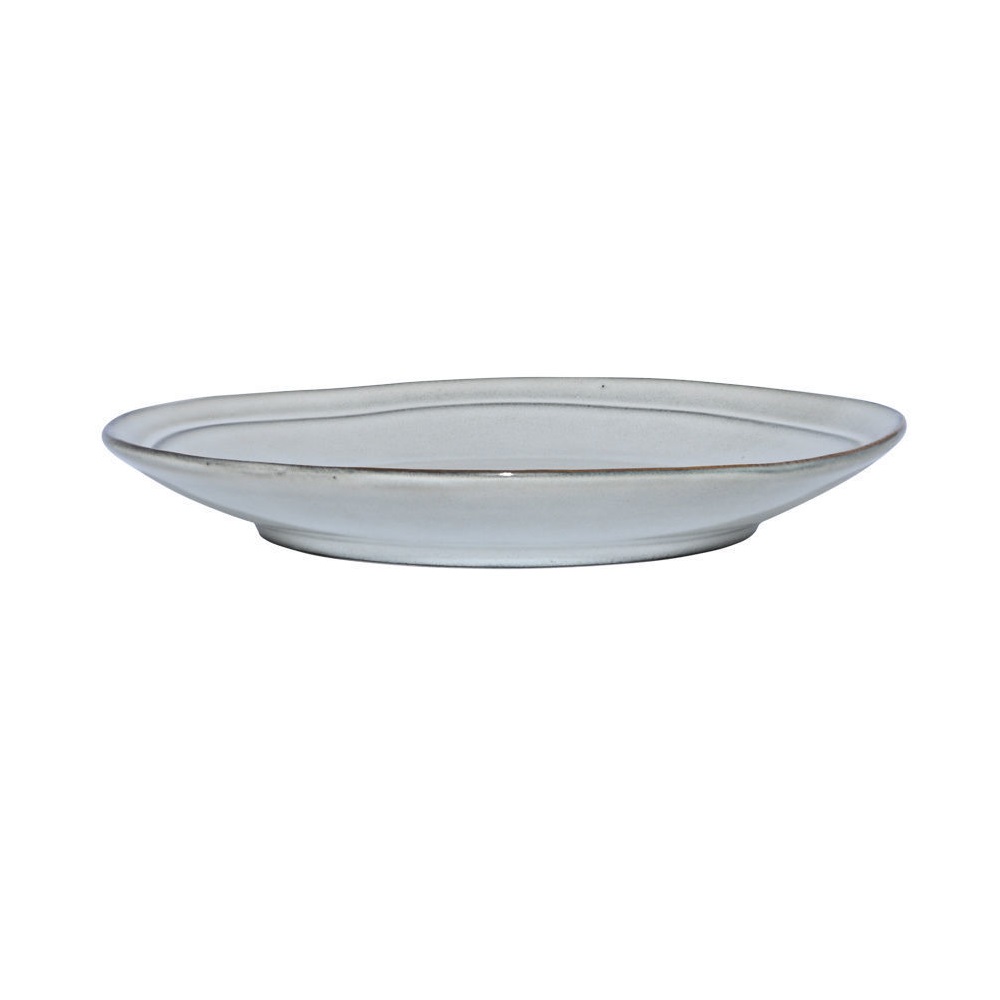 Πιάτο Ρηχό Stoneware Φ21xH2,5cm Dove Deline εstia Home Art 07-24529 - 2