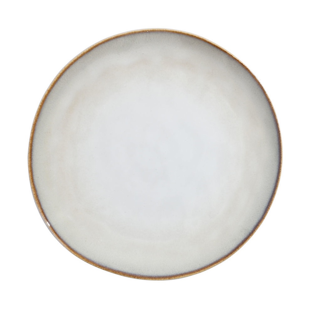 Πιάτο Ρηχό Stoneware Φ21xH2,3cm Ivory Vignette εstia Home Art 07-24420 - 1