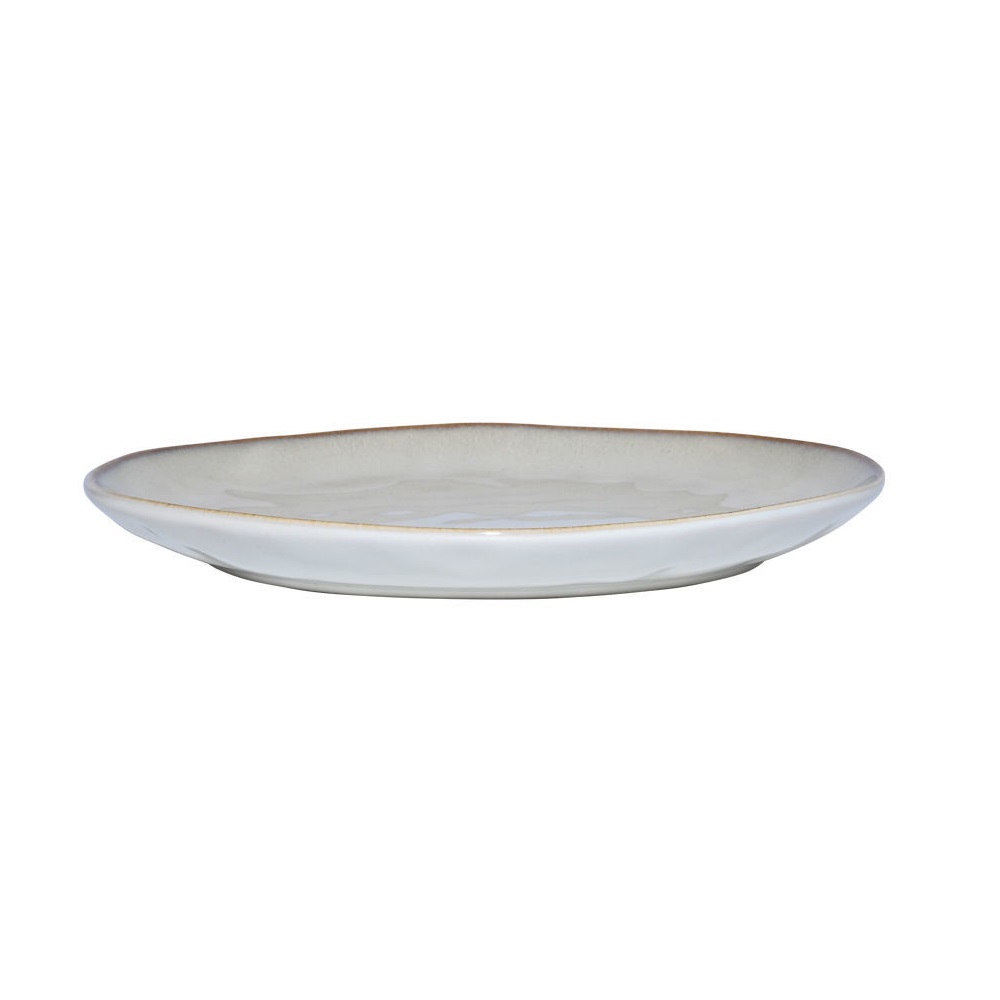 Πιάτο Ρηχό Stoneware Φ21xH2,3cm Ivory Vignette εstia Home Art 07-24420 - 2