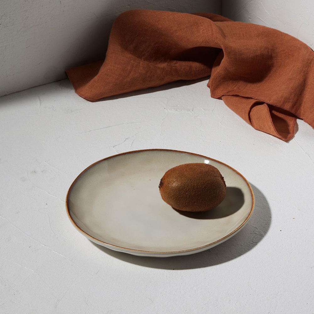 Πιάτο Ρηχό Stoneware Φ21xH2,3cm Ivory Vignette εstia Home Art 07-24420 - 4
