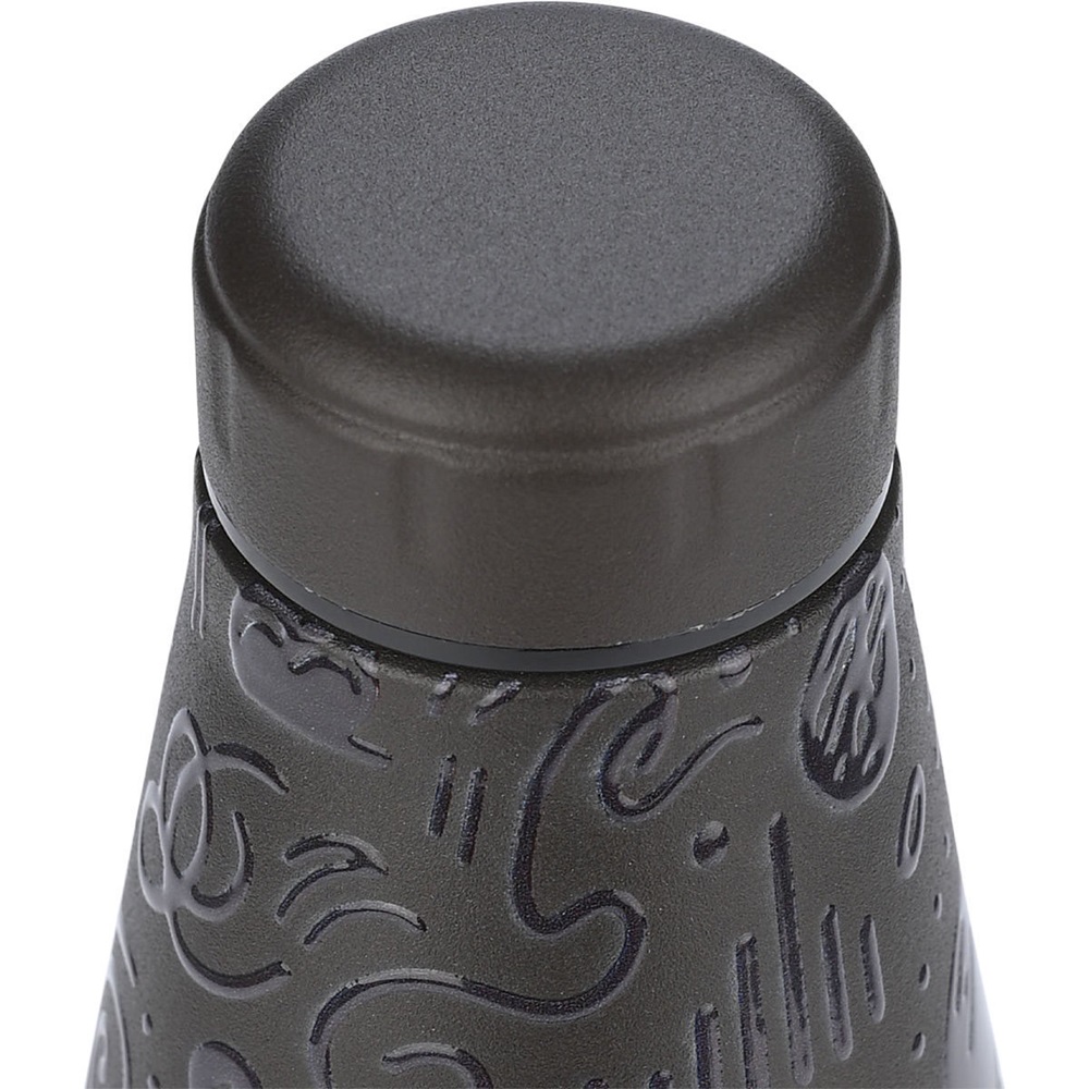 Μπουκάλι Ισοθερμικό Noir Echo Διπλού Τοιχώματος 500ml Ανοξείδωτο 18/8 Save the Aegean εstia Home Art 01-22044 - 4