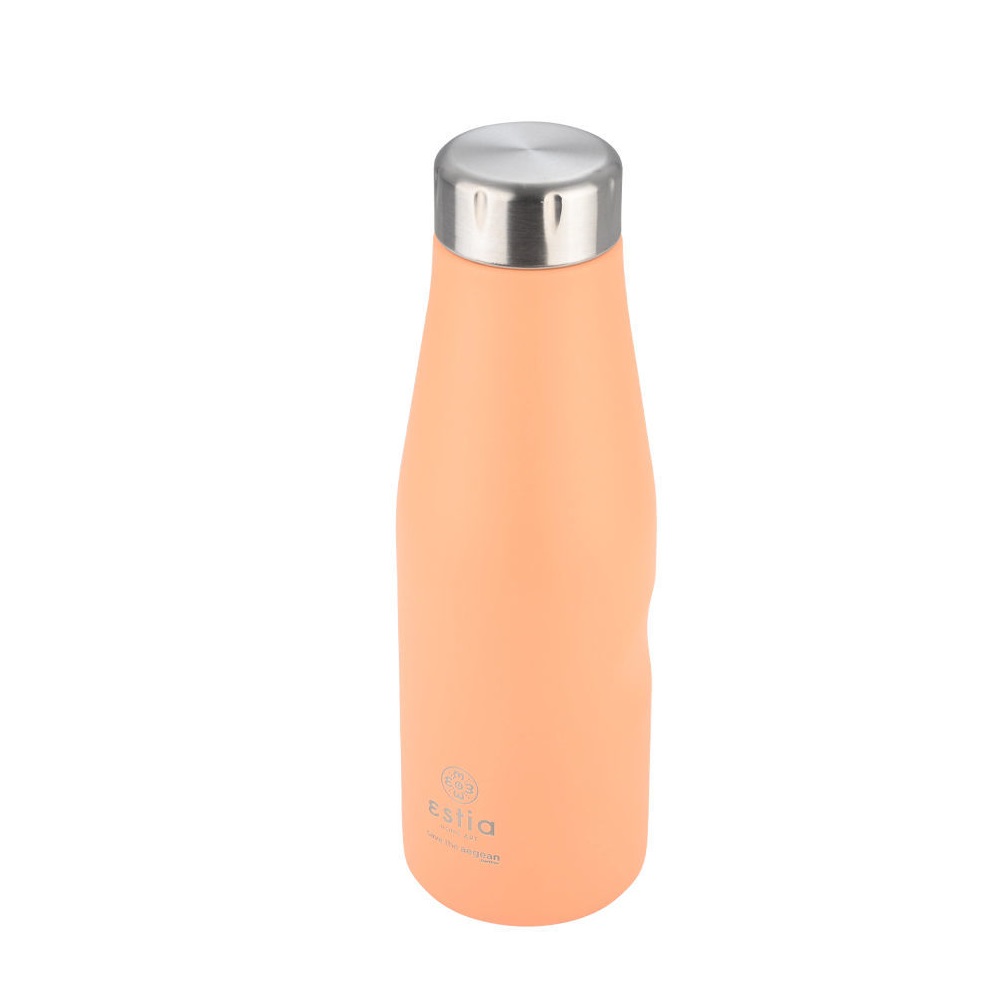 Μπουκάλι Ισοθερμικό Peach Fuzz Διπλού Τοιχώματος 500ml Ανοξείδωτο 18/8 Save the Aegean εstia Home Art 01-23447 - 2