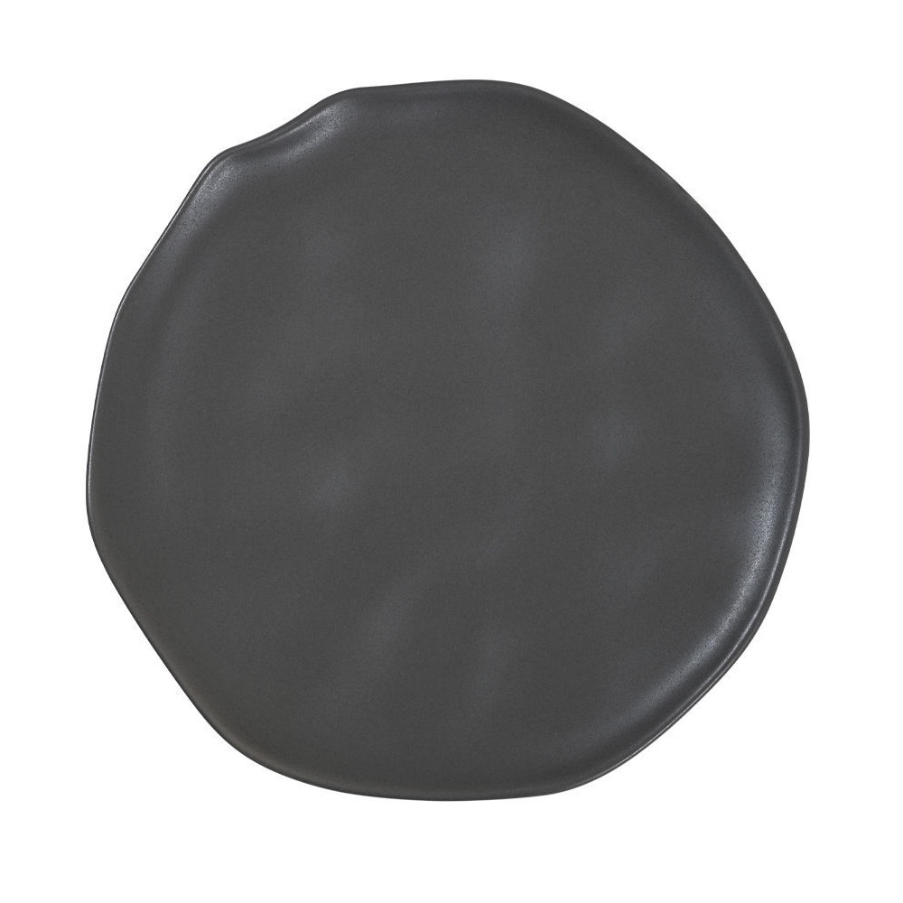 Πιάτο Ρηχό Stoneware Φ22xH2cm Graphite Mare εstia Home Art 07-20606 - 