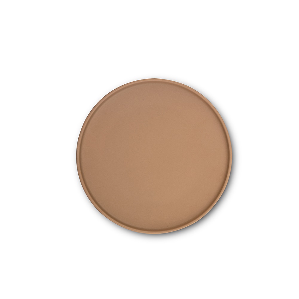 Πιάτο Ρηχό Φρούτου Step Στρογγυλό Stoneware Μπεζ Φ20xH2,5cm Soho Nava 10-099-272 - 