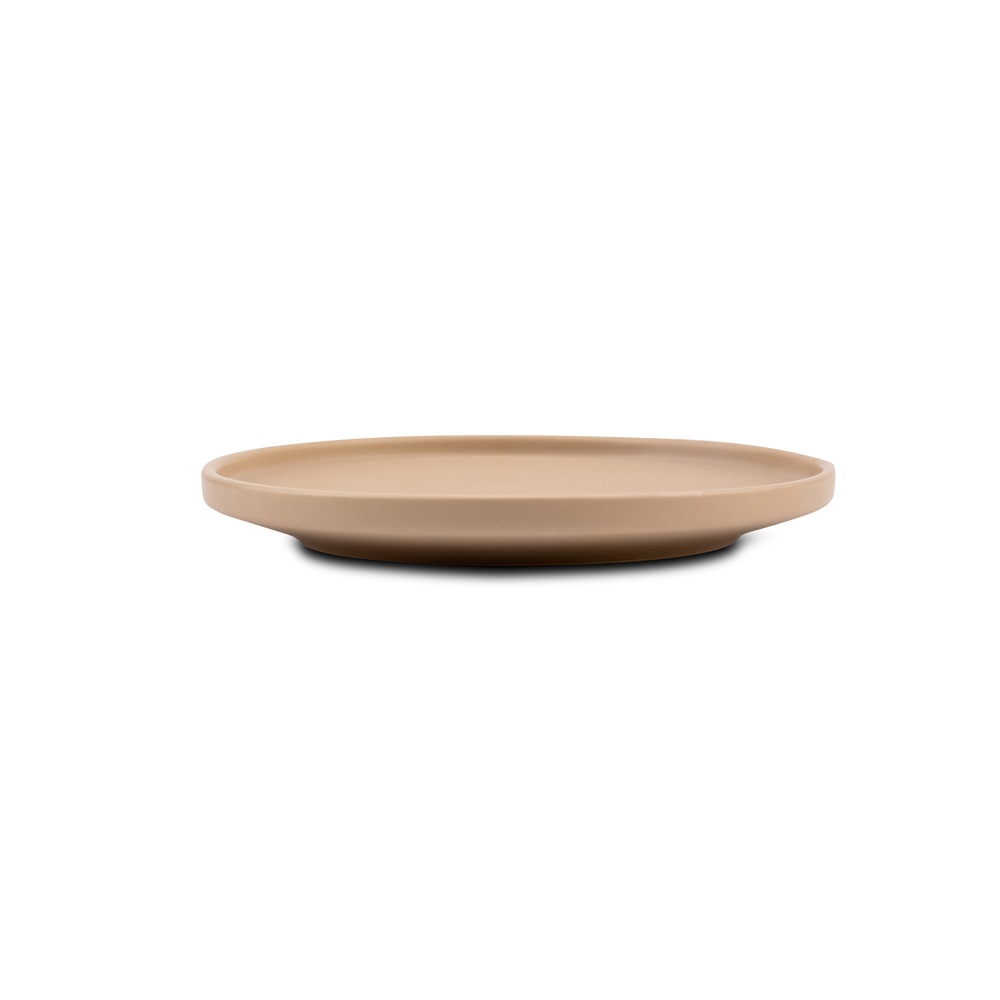 Πιάτο Ρηχό Φρούτου Step Στρογγυλό Stoneware Μπεζ Φ20xH2,5cm Soho Nava 10-099-272 - 2