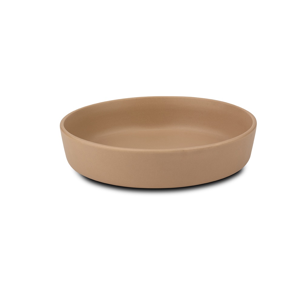 Πιάτο Βαθύ Σούπας Stoneware Μπεζ 1Lt Φ21,5xH5cm Soho Nava 10-099-273 - 1