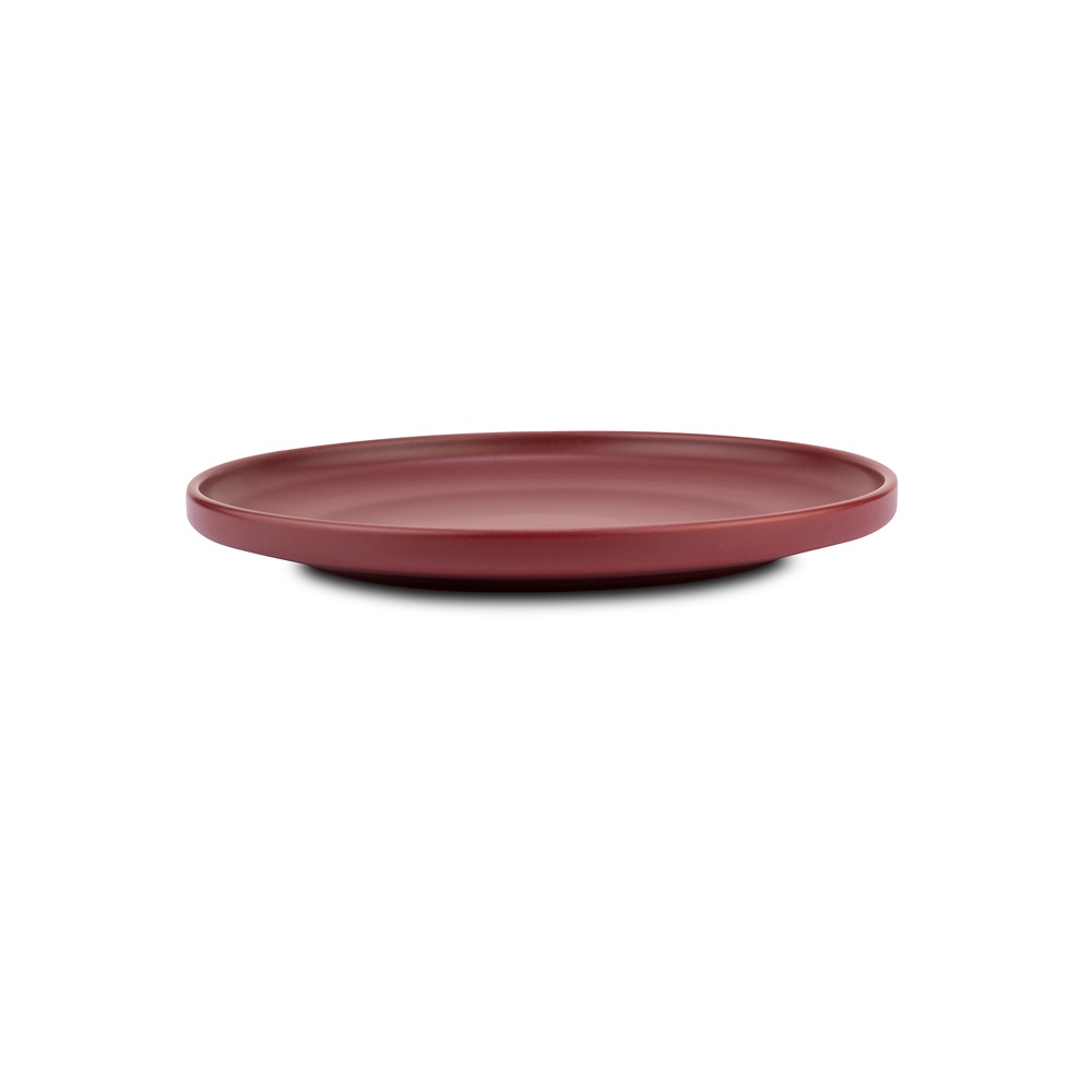 Πιάτο Ρηχό Step Στρογγυλό Stoneware Μπορντό Φ27xH3cm Soho Nava 10-099-291 - 2