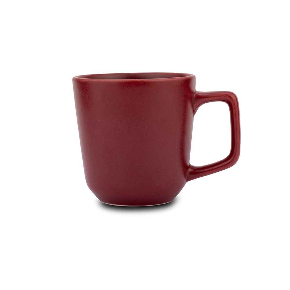 Κούπα Stoneware Μπορντό 350ml Φ9,5xH10cm Soho Nava 10-099-297 - 1