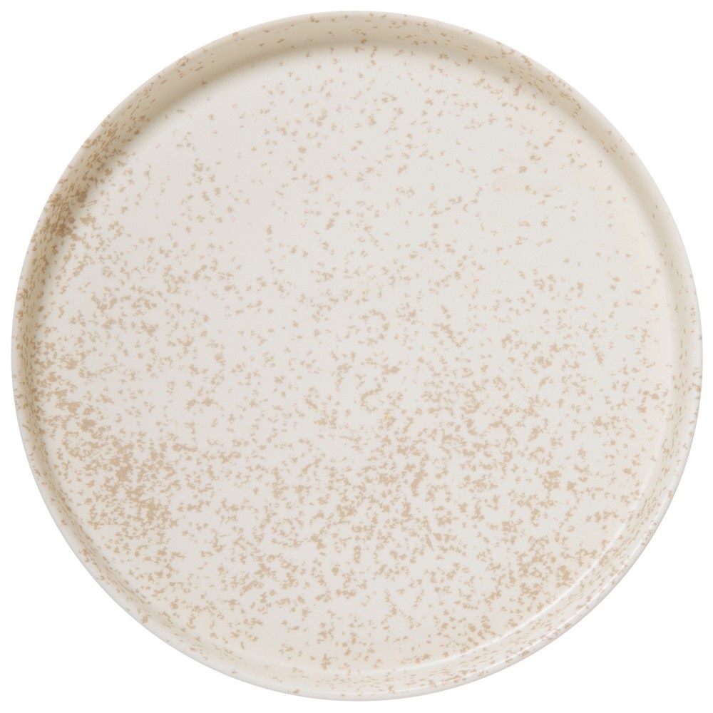 Πιάτο Ρηχό Πορσελάνη Στρογγυλό Flat Φ27x2,5cm Sand GTSA 66-3527