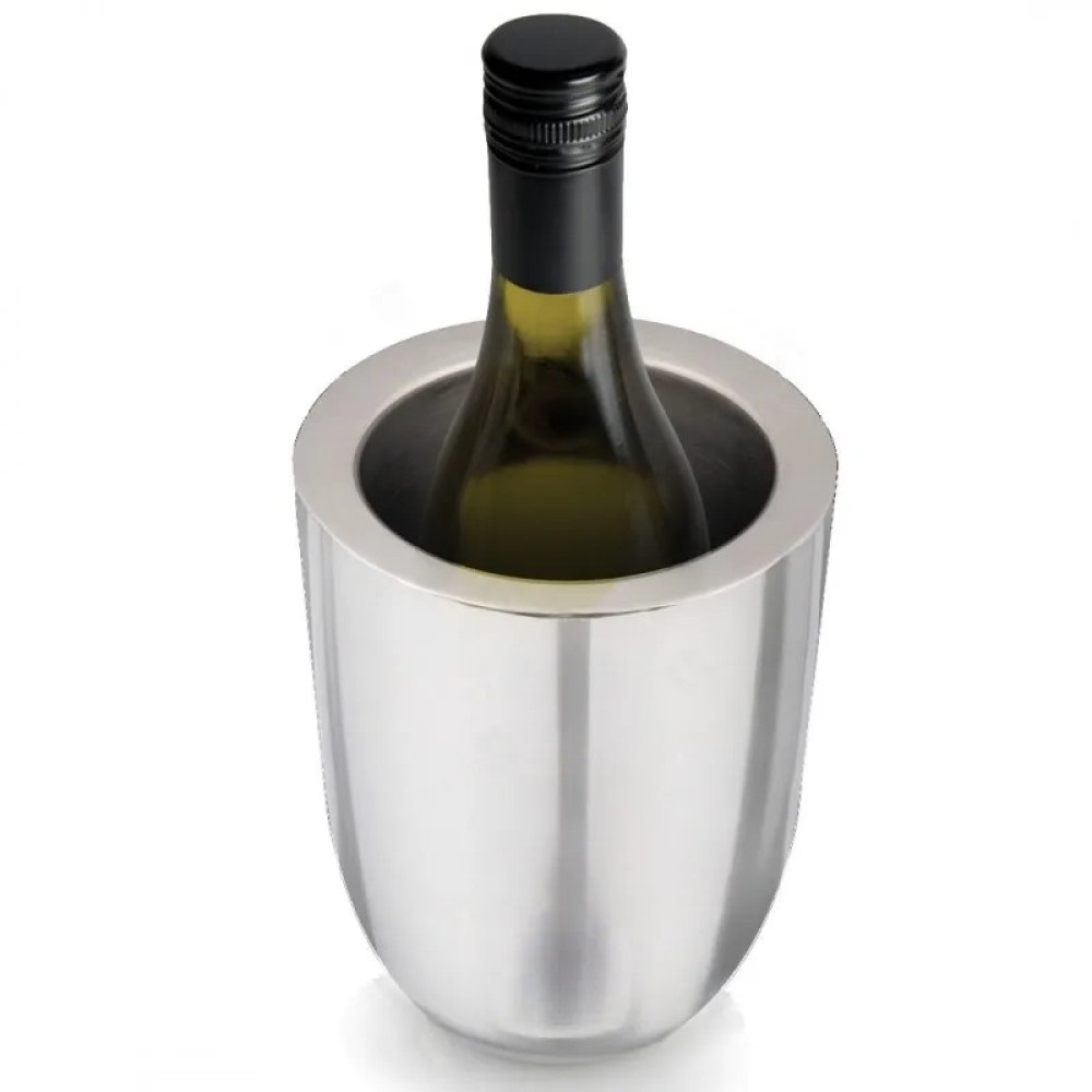 Wine Cooler - Σαμπανιέρα Ισοθερμική Inox Φ10,5/14xH18,5cm Obella GTSA 22-2562 - 2