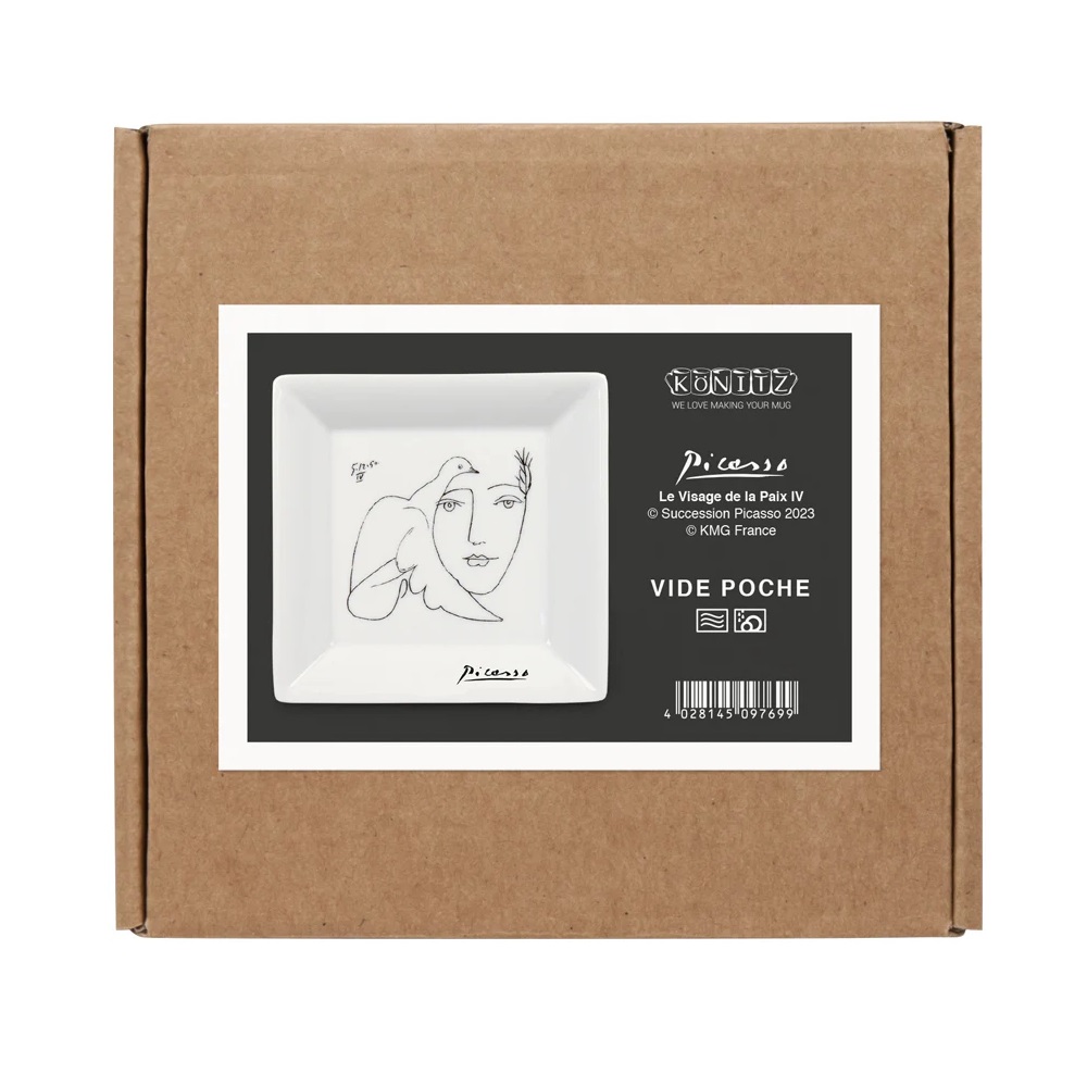 Πιάτο Πορσελάνης Τετράγωνο 13x13xH2,6cm «Le Visage» Picasso Könitz 1159221988 - 3