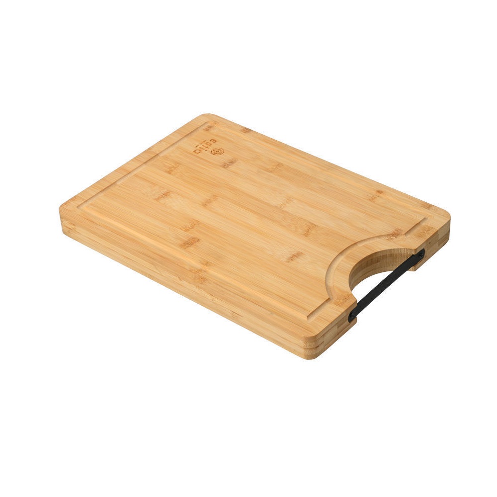 Επιφάνεια Κοπής 35x25cm με Μεταλλική Λαβή Bamboo Essentials εstia Home Art 01-18429 - 2