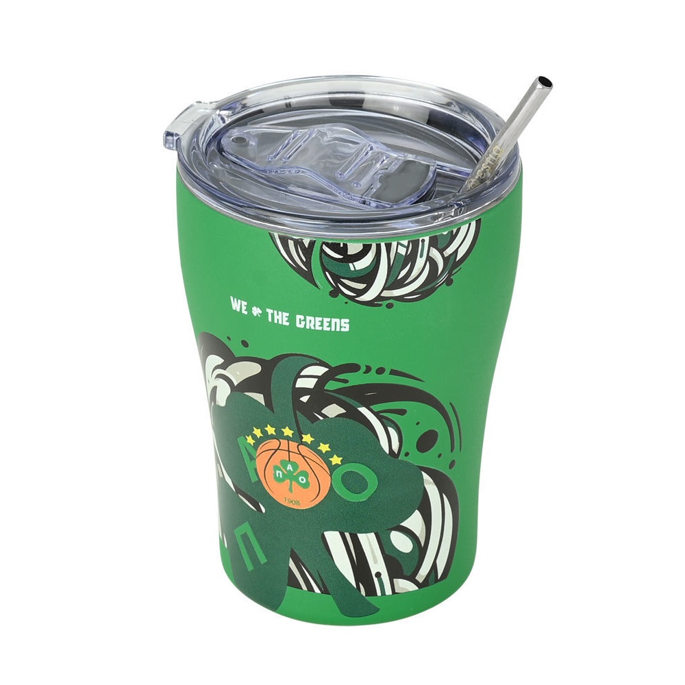 Θερμός Coffee Mug 350ml Panathinaikos BC Edition "We The Greens" εstia Home Art 00-27247 - 2