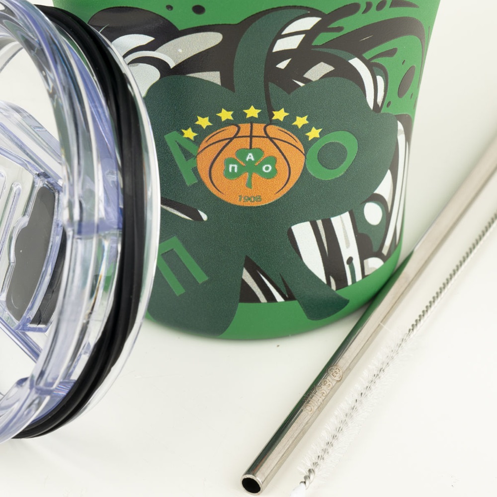 Θερμός Coffee Mug 350ml Panathinaikos BC Edition "We The Greens" εstia Home Art 00-27247 - 3
