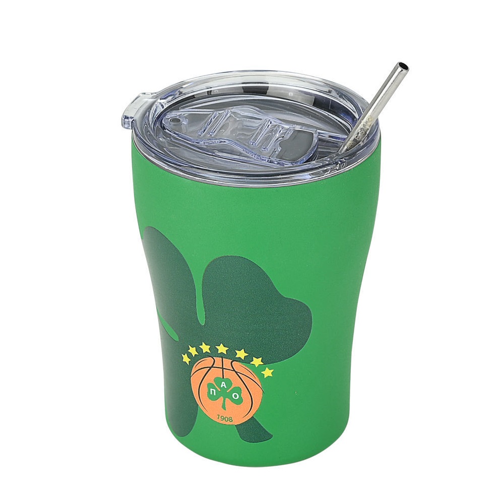 Θερμός Coffee Mug 350ml Panathinaikos BC Edition "We The Greens" εstia Home Art 00-27254 - 2