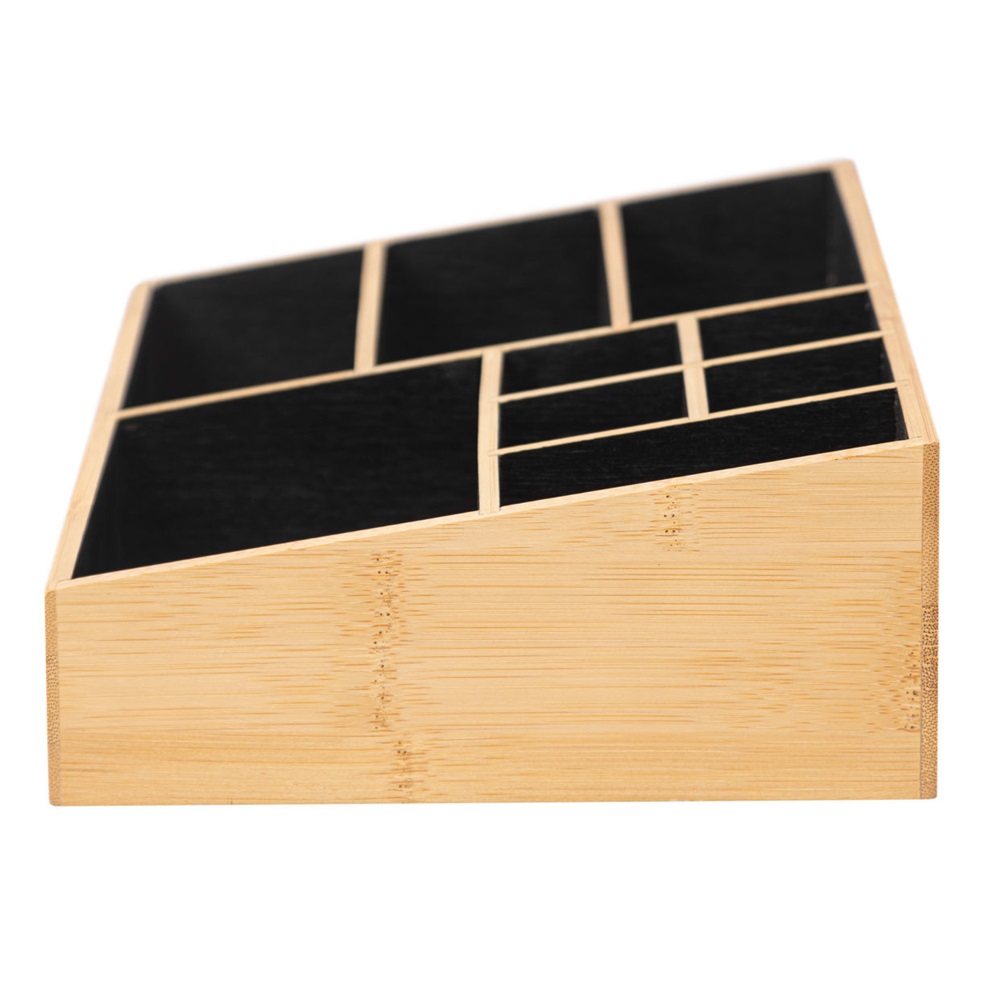 Θήκη Οργάνωσης Καλλυντικών 9 Θέσεων 33x21xH9cm Bamboo Essentials εstia Home Art 02-13127 - 4