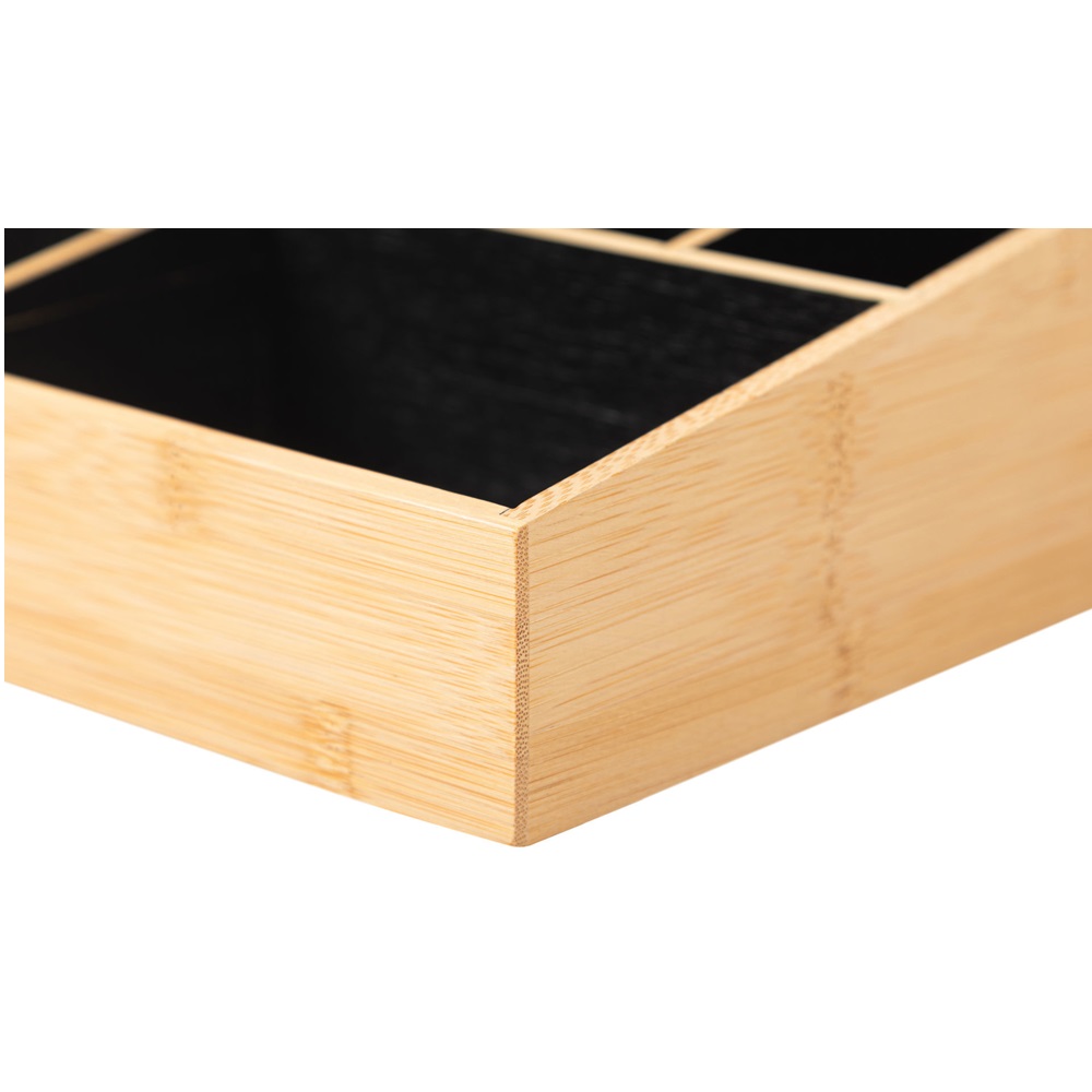 Θήκη Οργάνωσης Καλλυντικών 9 Θέσεων 33x21xH9cm Bamboo Essentials εstia Home Art 02-13127 - 5