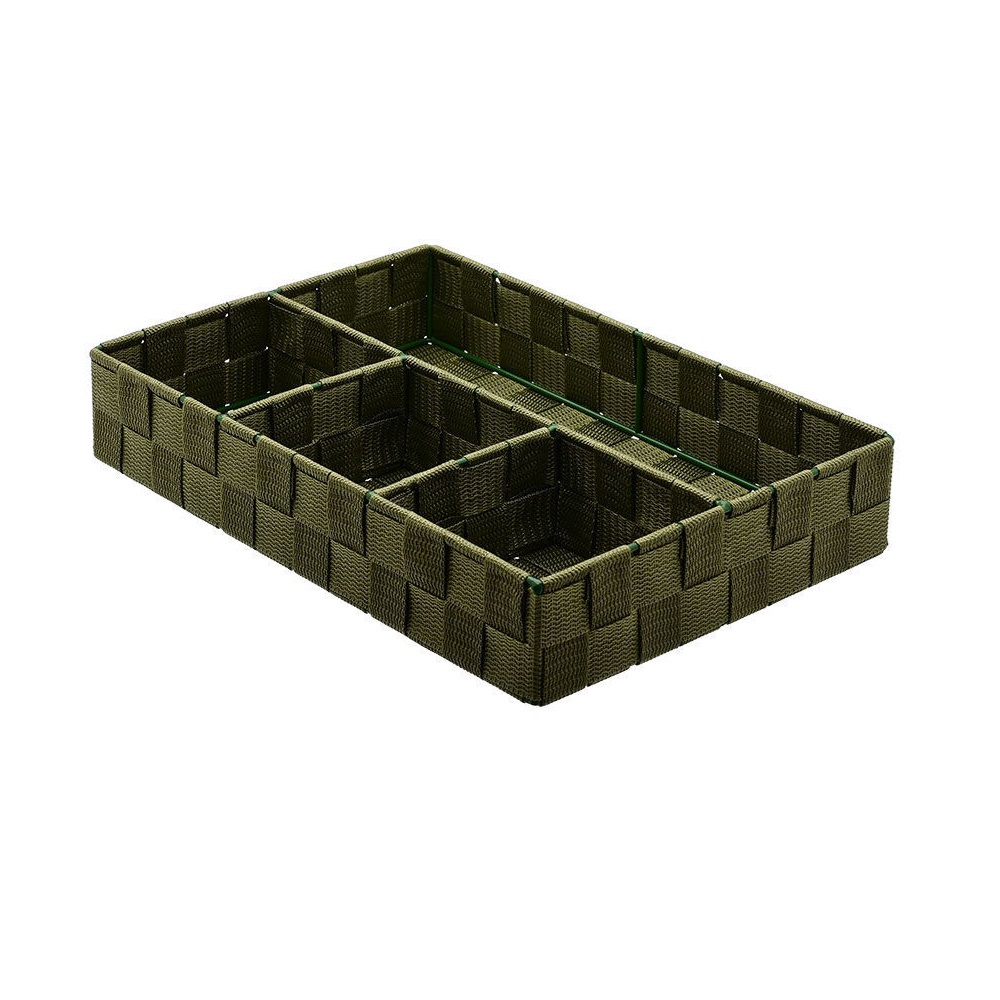 Καλάθι Οργάνωσης 4 Θέσεων 33x23x6cm Λαδί Olive Series εstia Home Art 04-14919 - 