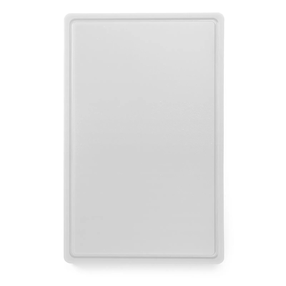 Πλάκα Πολυαιθυλενίου Λευκή με Λούκι 50x30x1.5cm Novatex 03-170 - 