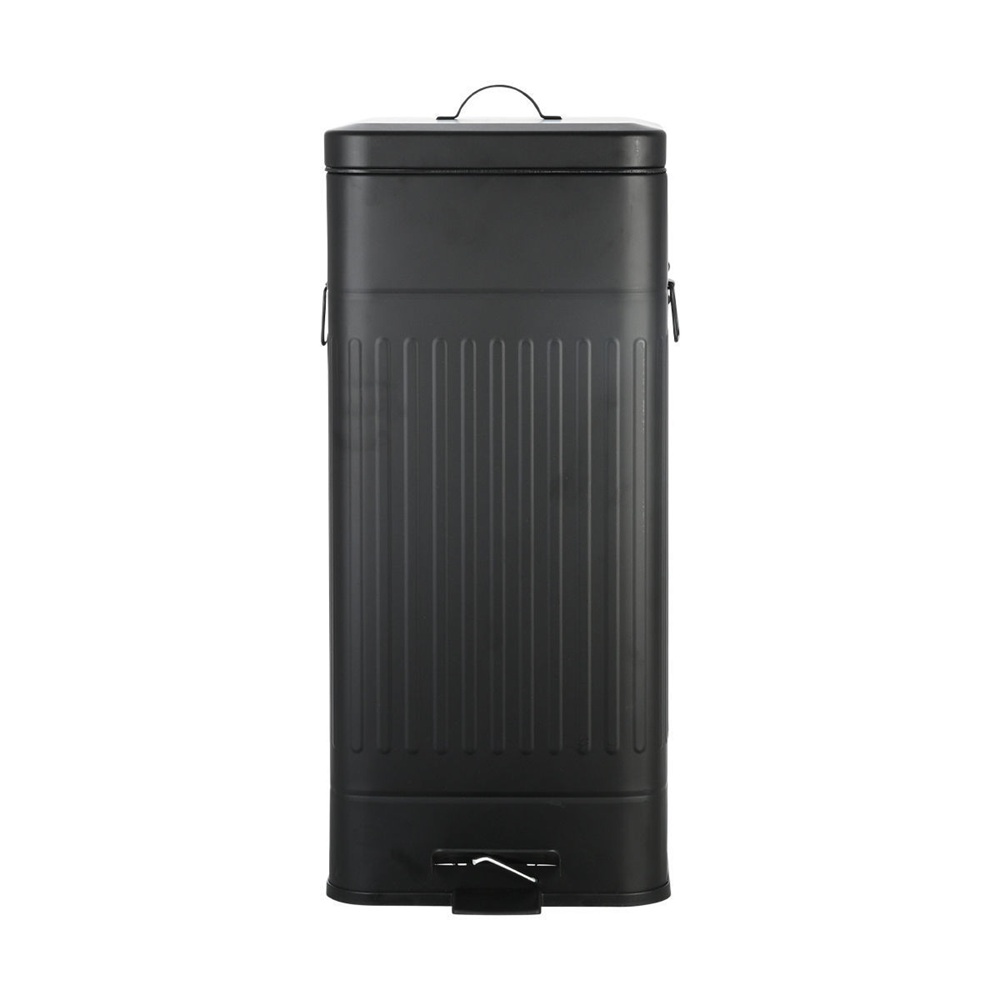 Κάδος Απορριμμάτων Soft Close Με Πεντάλ Μαύρος Mat 30lt Antigua Estia 01-20040 - 